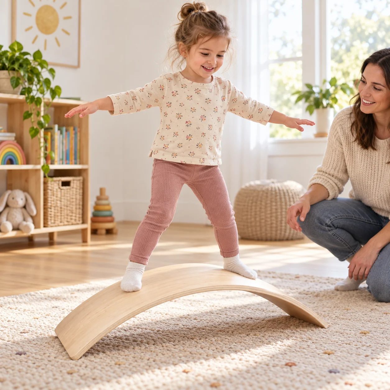 Tabla de equilibrio de madera  - Kids Education Activities reseña y precio